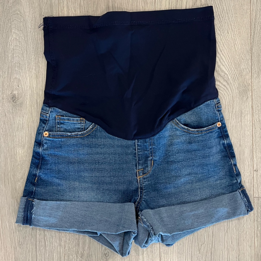 Pink Blush Maternity Shorts